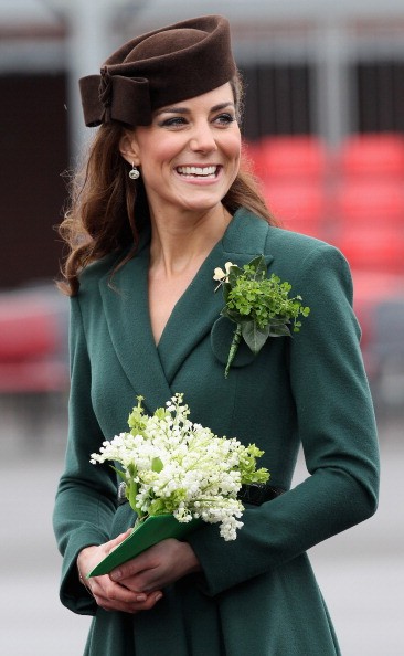 Kate with flowers