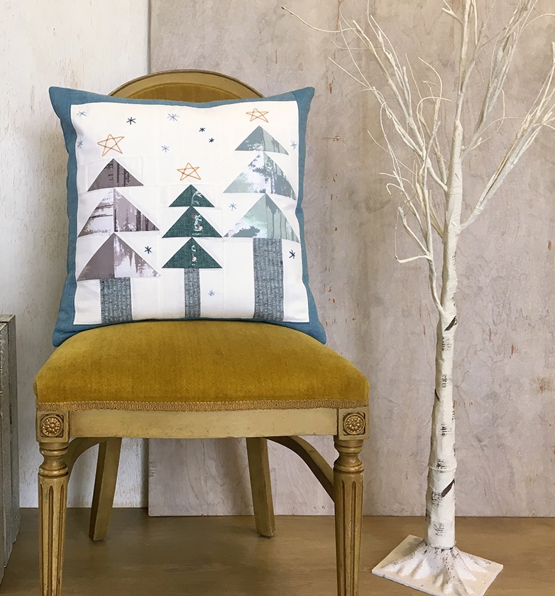 Let It Snow! Holiday Pillow Tutorial from WeAllSew