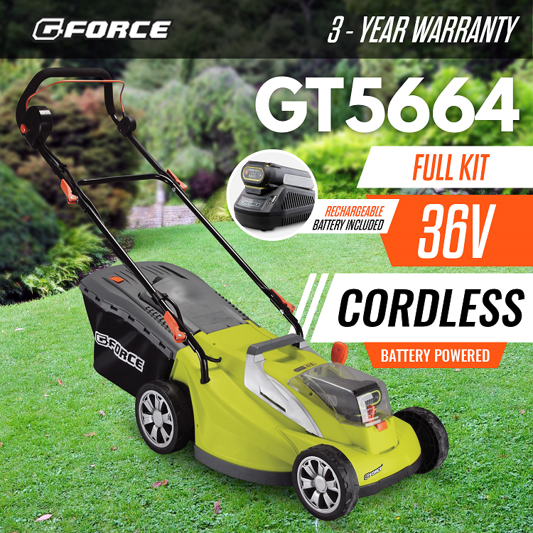 Gforce Tools Win a Battery Powered 36V Mower CLOSES 10.00AM