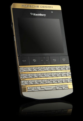 Gold BlackBerry Porsche