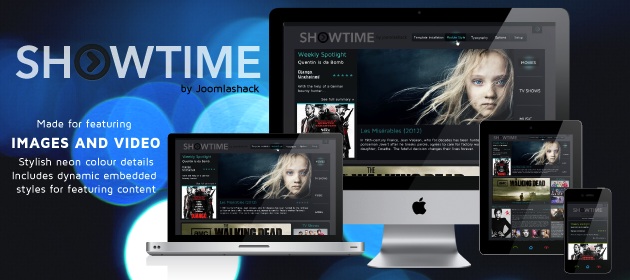 шаблон showtime