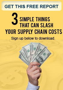Three Simple Things that can Slash YOUR Supply Chain Costs