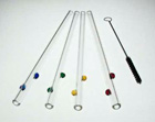 Glass Straw Dots w/brush