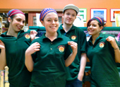 Happy Living Light Cafe staff