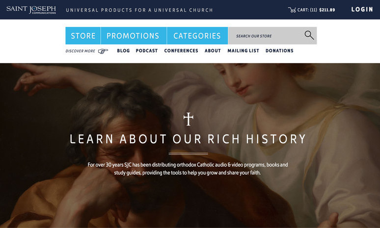 St. Joe's New Website