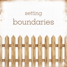 setting boundaries