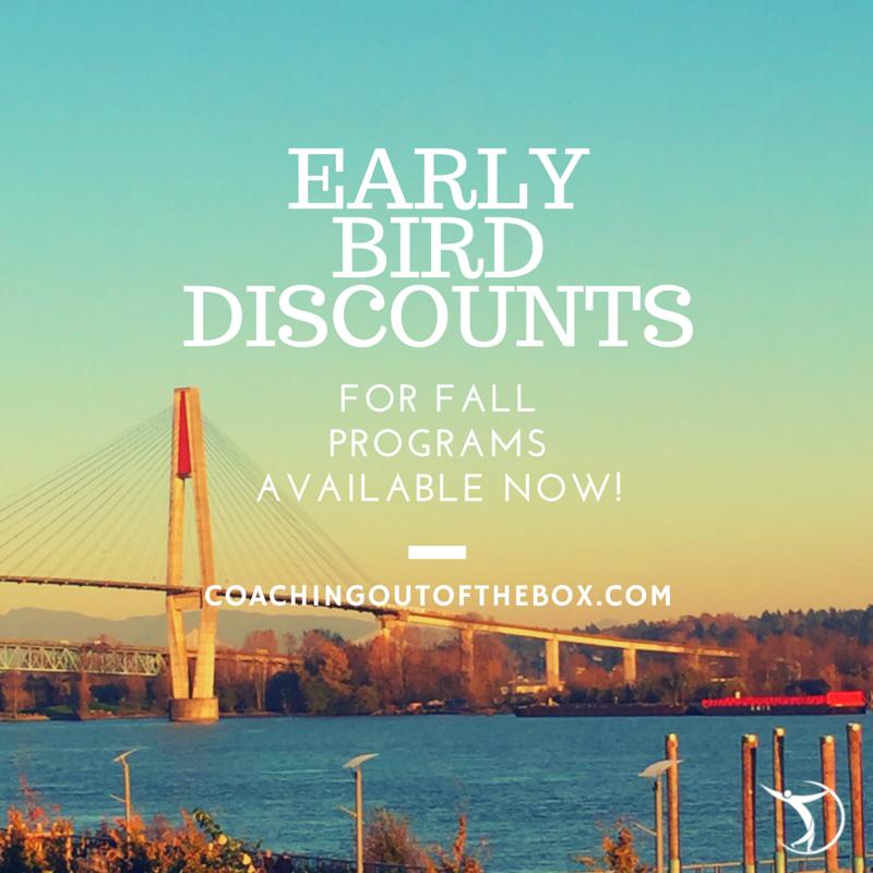 Early Bird Savings fall
